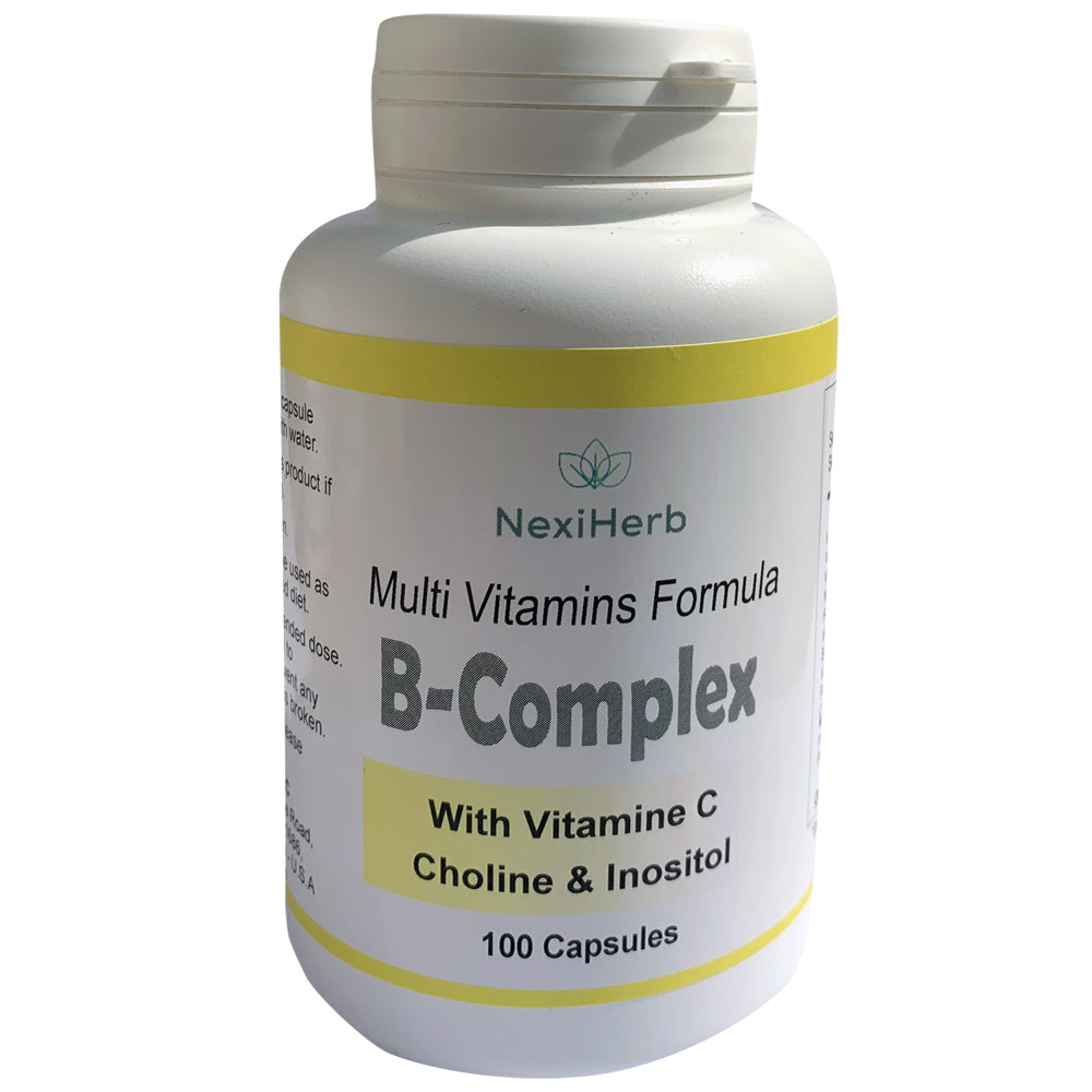 Fórmula multivitamínica Stress B Complex con Vitamina C 100 cápsulas