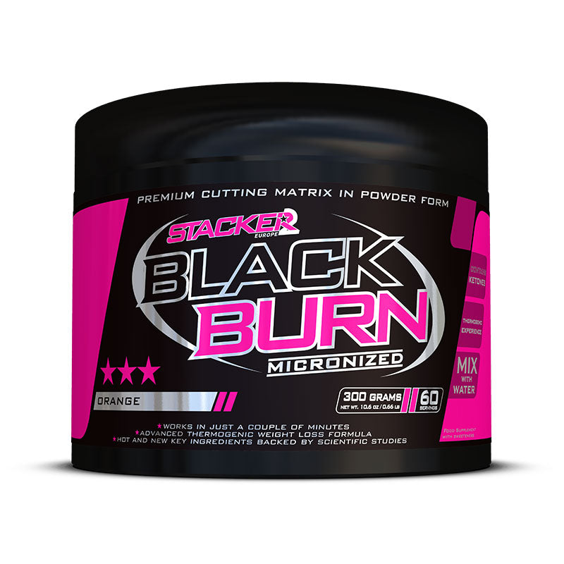 Black Burn micronized Thermogenic Weight Loss formula orange 300 gr