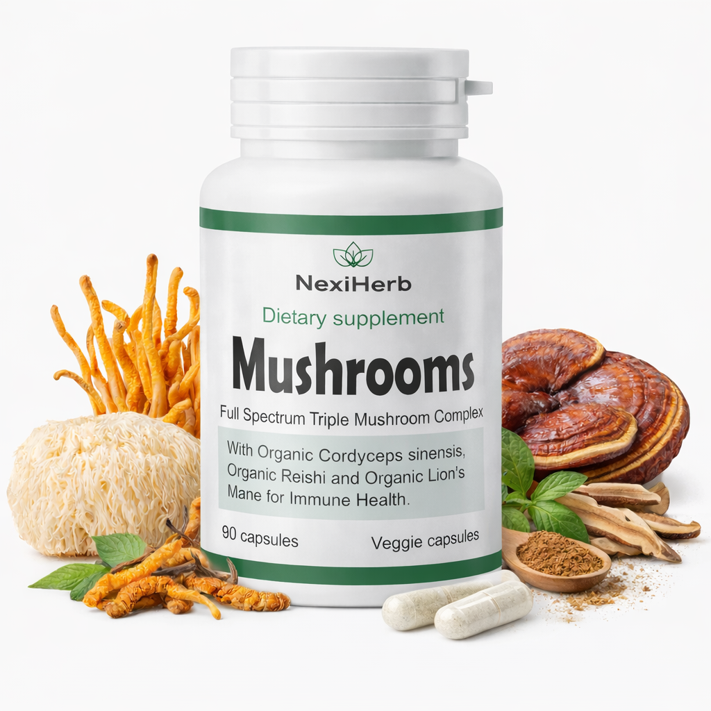 Cordyceps, Reishi, and Lion’s Mane