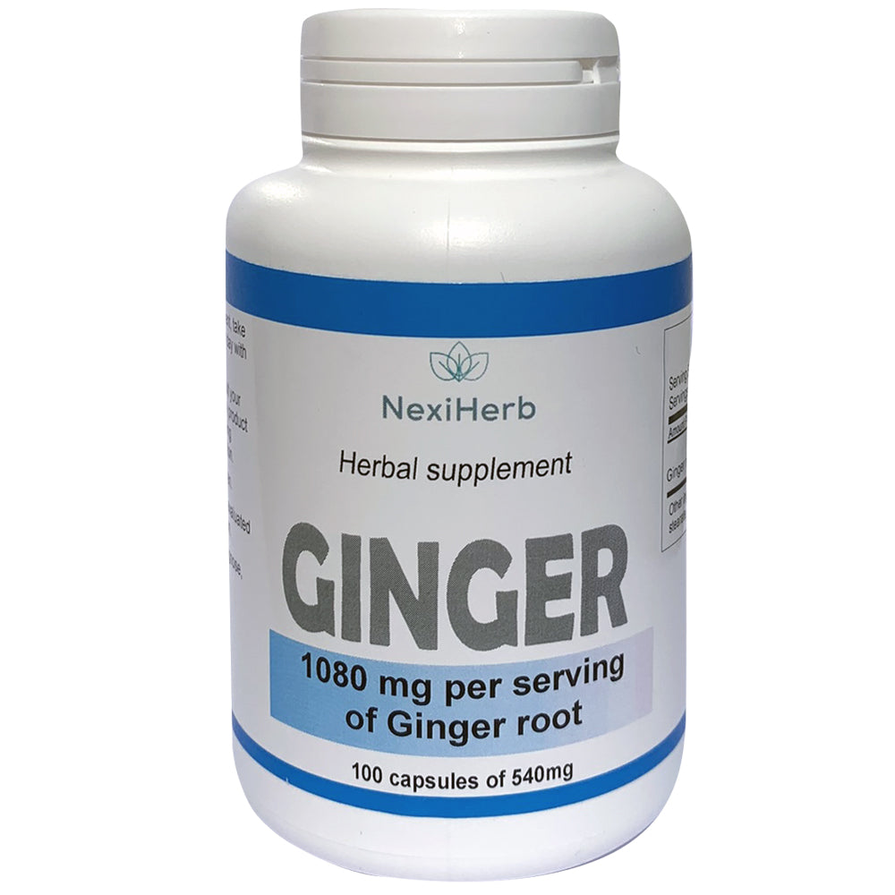 Raíz de Jengibre Full Spectrum 1080 mg 100 cápsulas