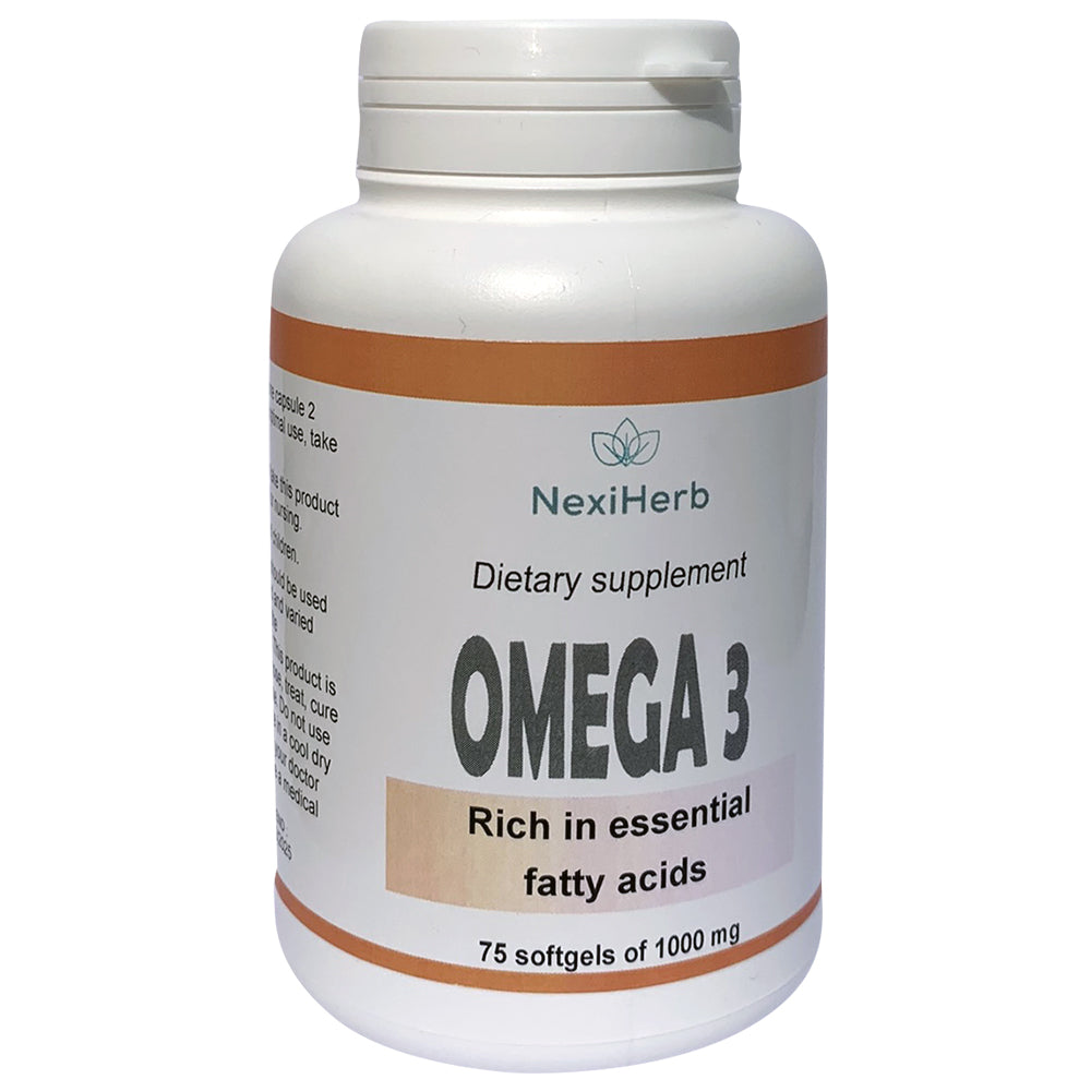Omega 3 Fish Oil Lemon Flavor 180 mg EPA 120 mg DHA 75 softgels