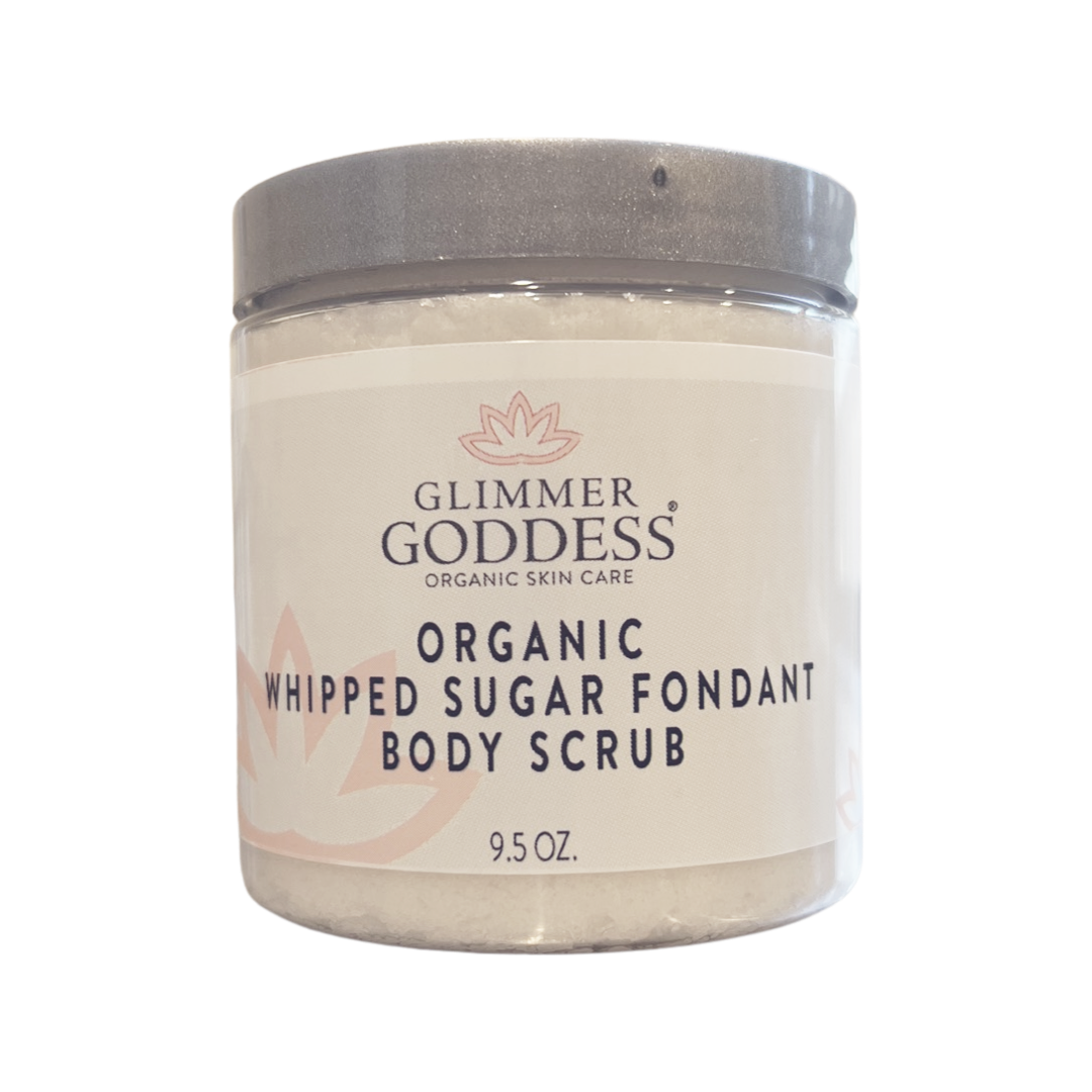 Organic Whipped Sugar Fondant Exfoliating Body Scrub