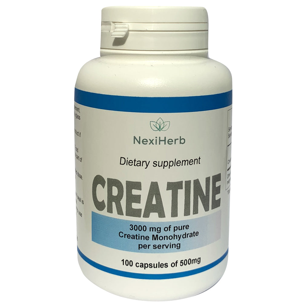 Monohidrato de creatina 500 mg 100 cápsulas
