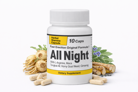 All Night Dietary Supplement for Men: Boost Performance & Stamina Naturally