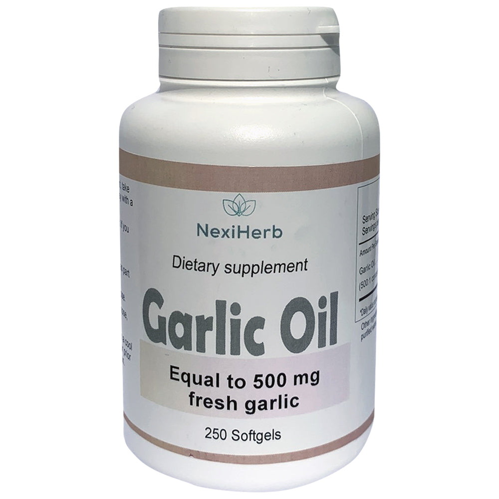 Garlic Oil Concentrate 500 mg 250 softgels