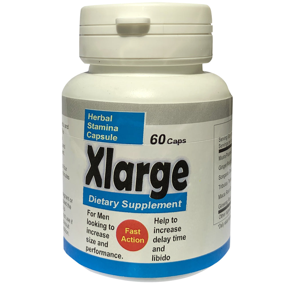 XLarge Sex Enlargement Supplément 60 capsules 