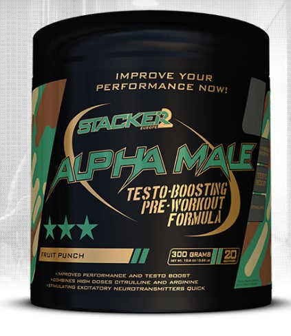 Alpha Male Pre workout formula punch 300 gr