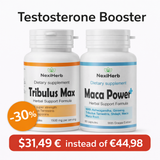 Pack Testosterone Booster -30% Maca Power+and Tribulus Max