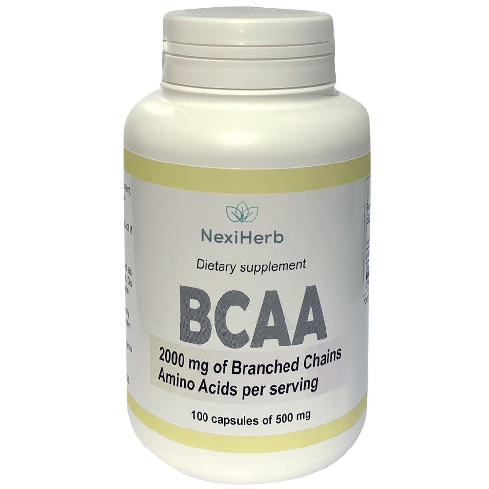 BCAA Chaînes Ramifiées Acides Aminés 100 gélules