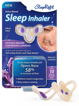 Inhalateur de sommeil intra-nasal à la lavande SleepRight - Aucun médicamenteux - Sans médicament